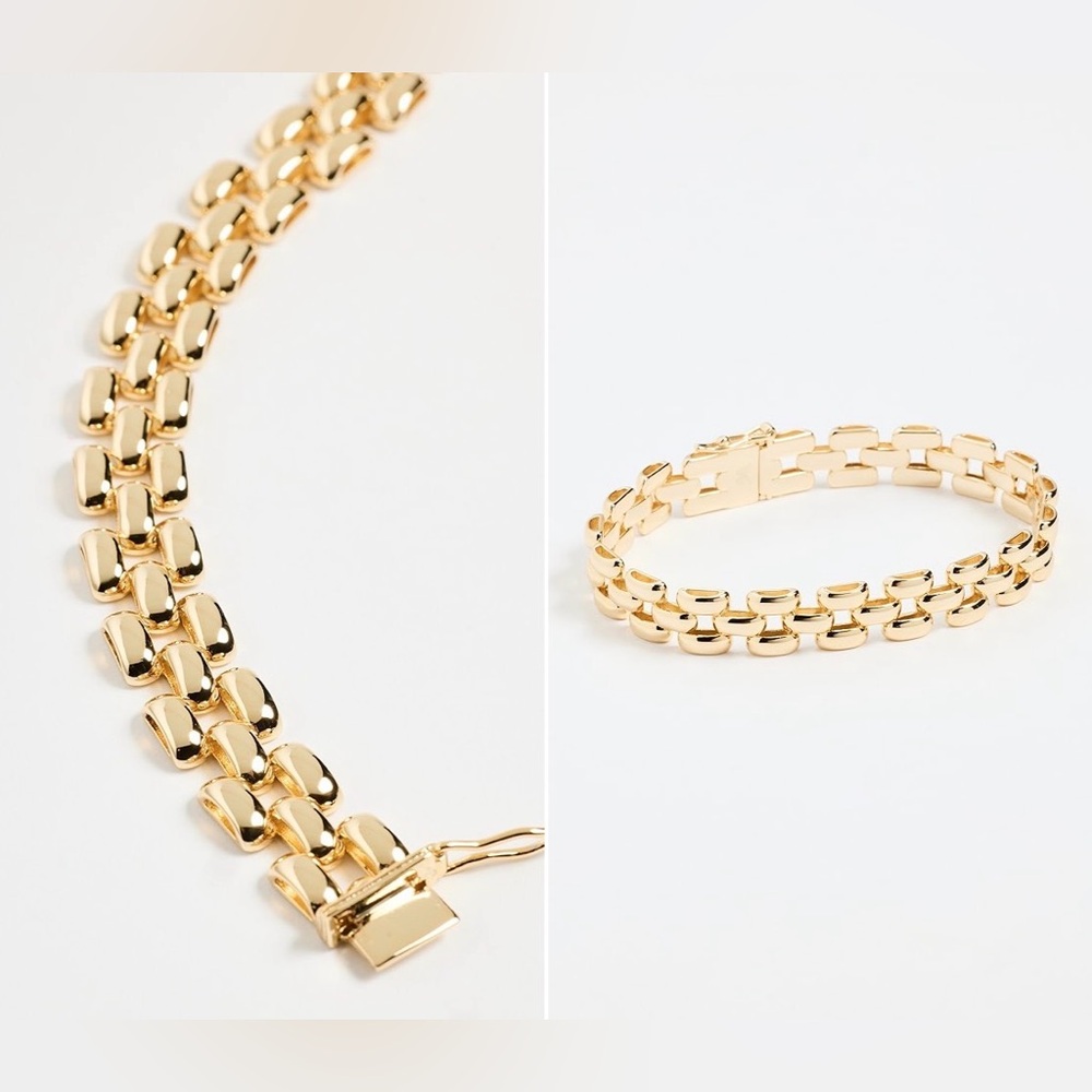 Adina Eden Gold Watch Band Bracelet